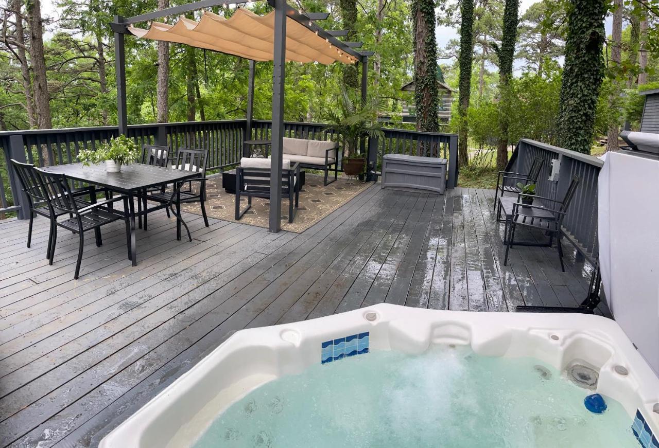 Cabin #6 With Hot Tub Deck And Sunset View At Loblolly Pines Юрика Спрингс Экстерьер фото