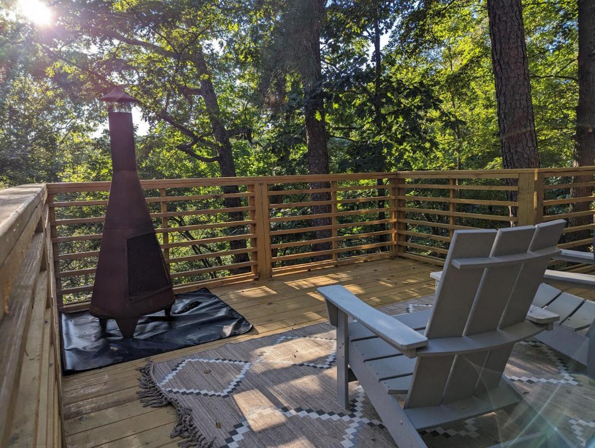 Апартаменты Cabin #6 With Hot Tub Deck And Sunset View At Loblolly Pines Юрика Спрингс Экстерьер фото